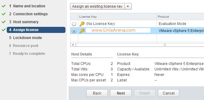 Assigning the License