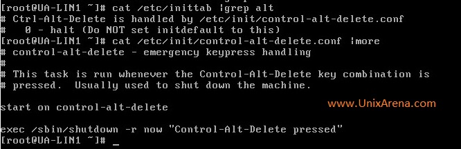 Indentify Control File for ctrl alt delete