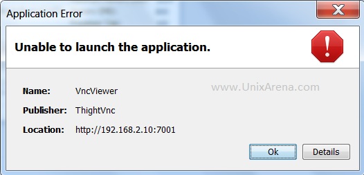 vnc viewer message box failed to connect to server
