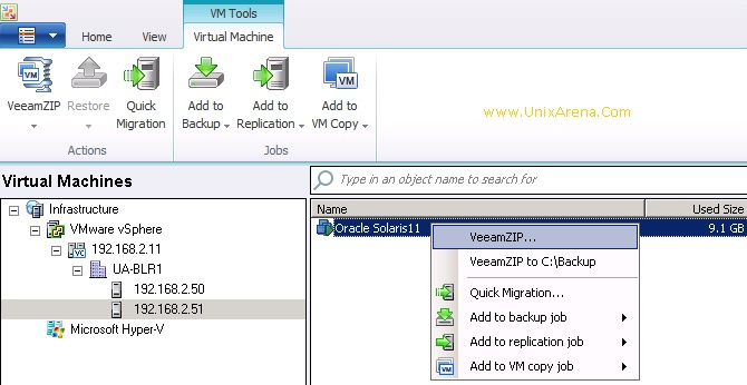 VeeamZip backup