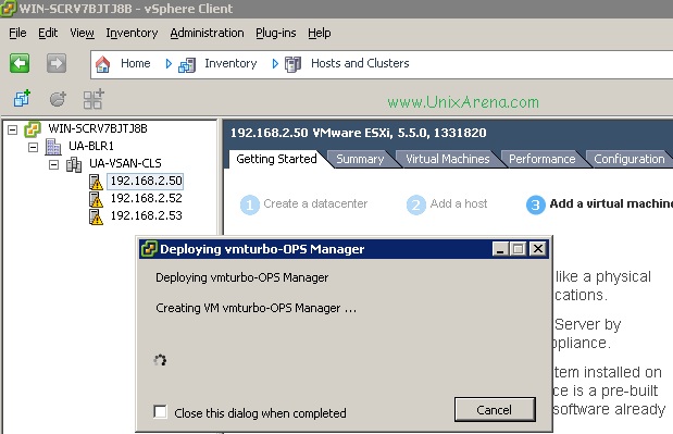 Deployment Progress
