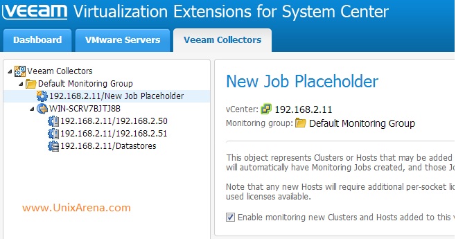 Veeam MP collectors