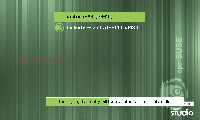 Booting VMturbo