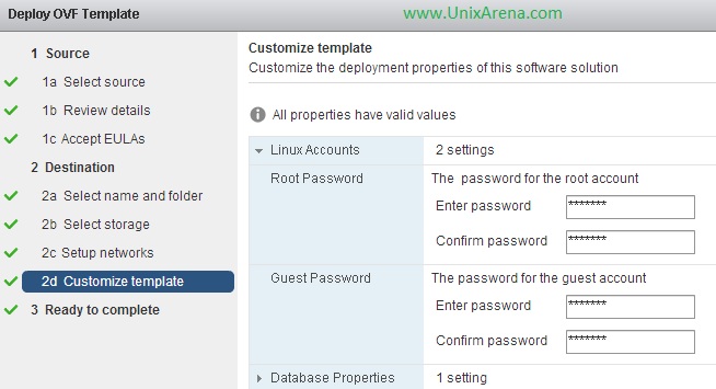 Enter the root & Gust user password