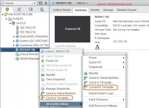 How to create a new VM template on VMware vSphere ? - UnixArena