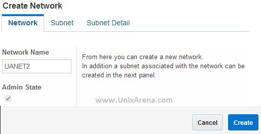 Enter the network name