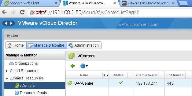 Login to vCloud Director