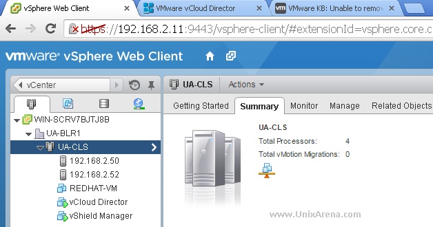 My vCenter Server