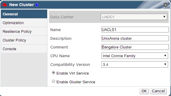 Creating the cluster