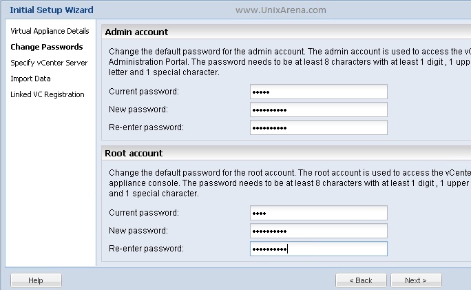 Change password