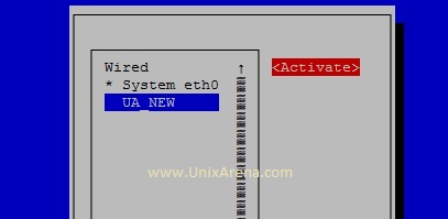 RHEL-7 nmtui