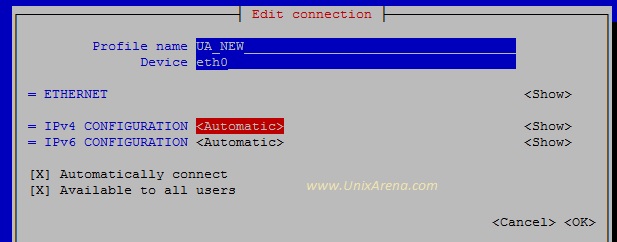 RHLE-7 nmtui