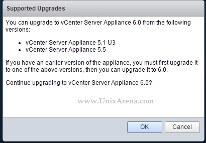 VCSA - Upgrade