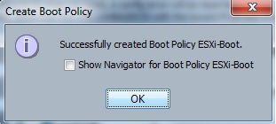 Cisco UCS boot Policy
