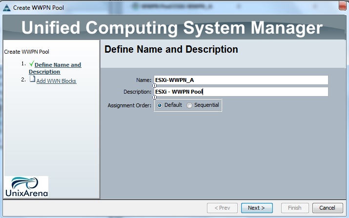 Create WWPN pool