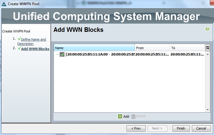 Create WWPN pool