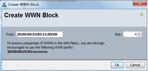 Enter the WWNN Blocks