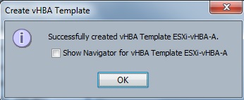 vHBA template