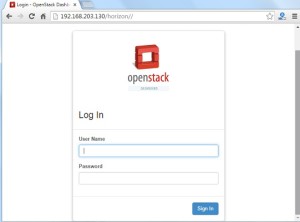 Openstack Dashboard