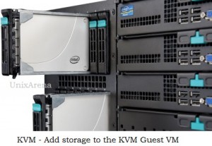 Add storage to the KVM guest VM