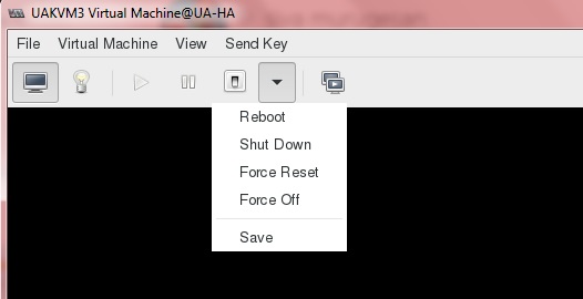 KVM guest - Force power off Option