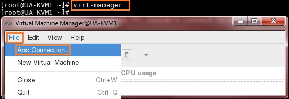 VMM on Management Node - KVM