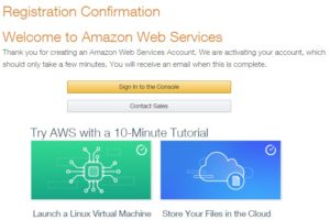 AWS registration-complete