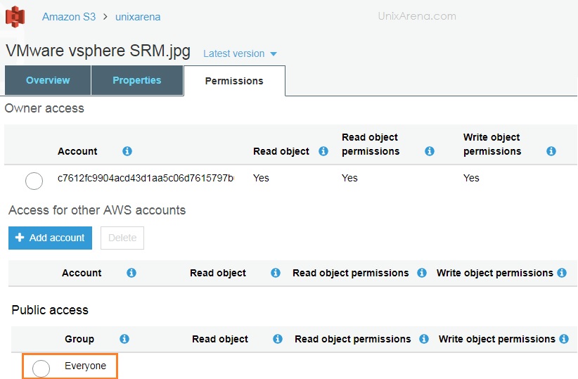 S3 AWS - Public Access