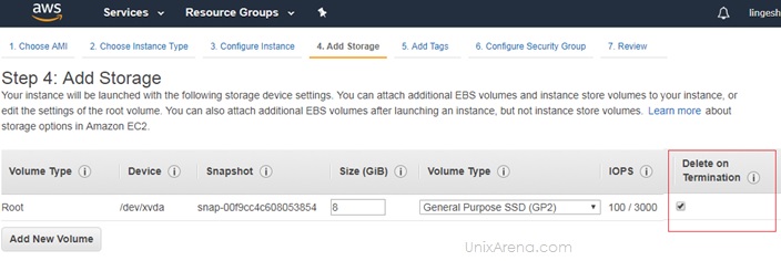 Add Storage - AWS Instance