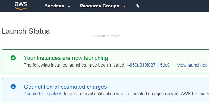 Launch Status - AWS EC2