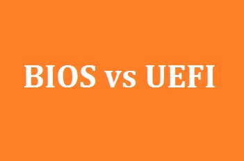 BIOS vs UEFI