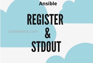 Register and Stdout - Ansible