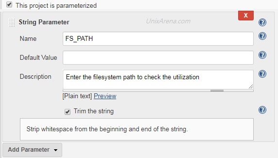 Parameter - Jenkins - String - Extra- vars - Ansible