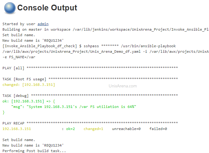 Dynamic Inventory passing - Execution