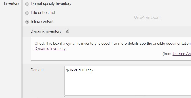 Invoke Ansible Playbook - Inline content