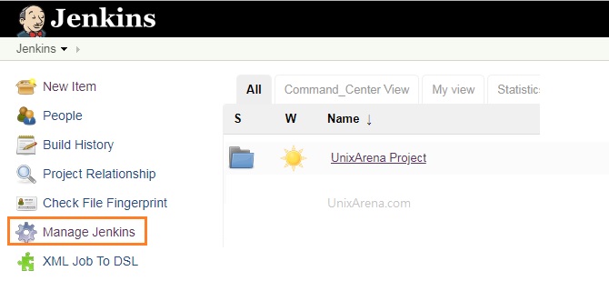 Manage Jenkins