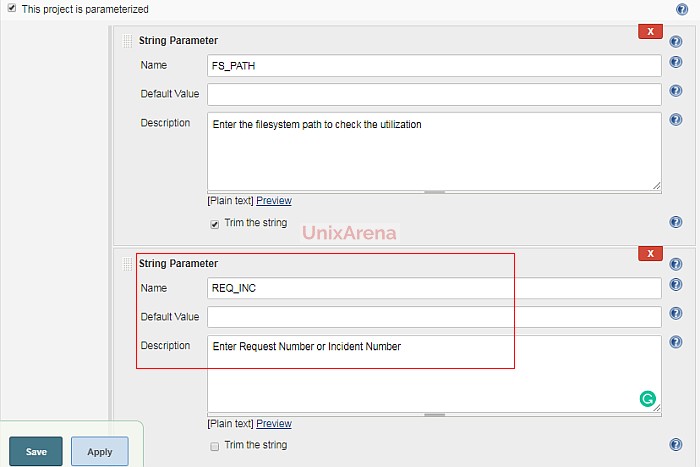 Parameter - Capture Variable to set Build Number