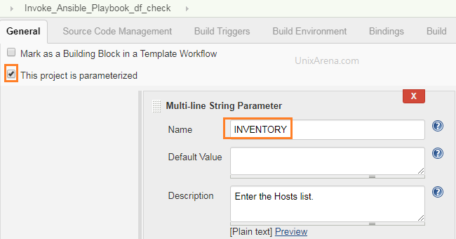 Parameterized - Inventory Passing