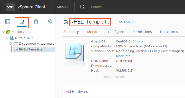 VMware vSphere - VM template - Packer