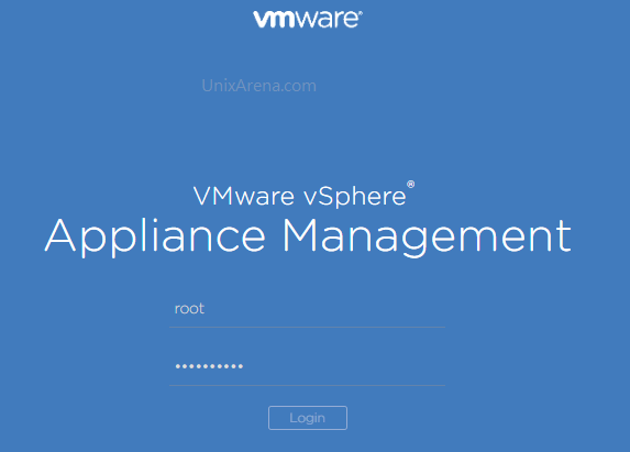 VCSA 6.5 - Appliance Management