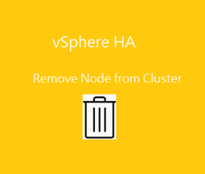 vSphere - HA UA