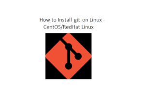 git on Linux CentOS RedHat