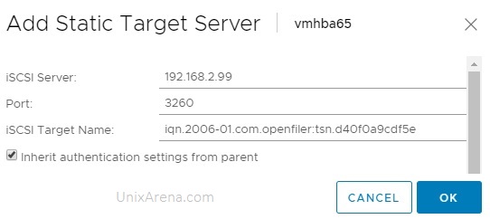Add-Static-Target-Server