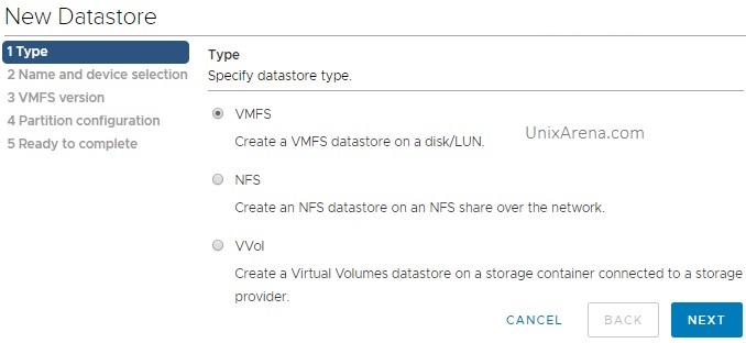 Create-VMFS-datastore