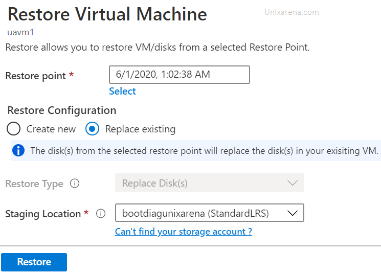 Replacing existing VM disks