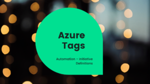 Azure Tag Automation using initiative definitions