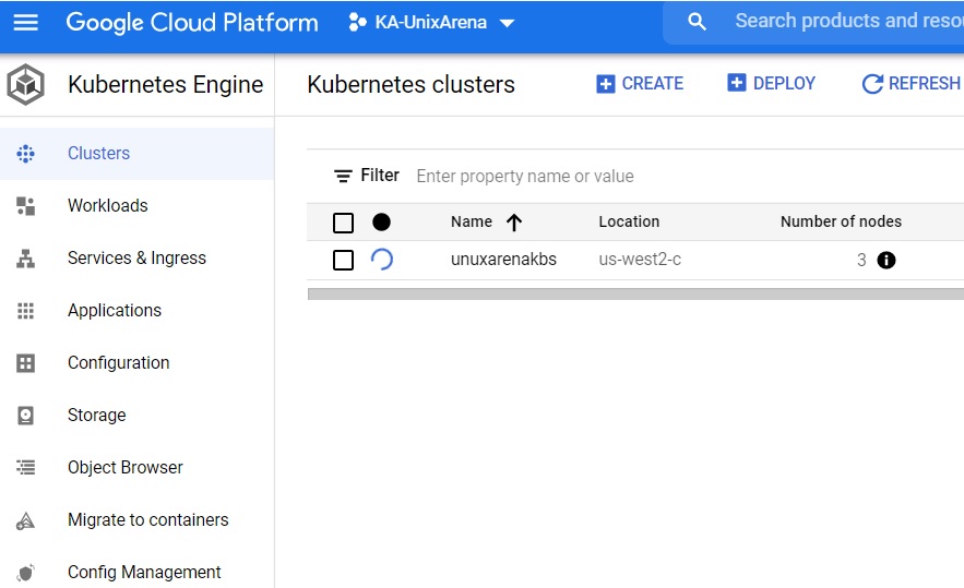 GKE Cluster - GCP Platform