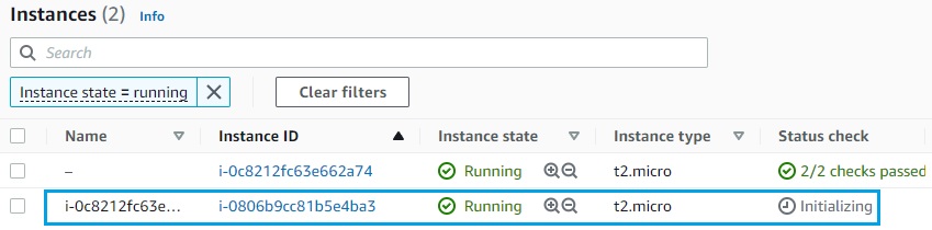 New Instance on the AWS Portal - Vembu BDR restore - EC2 Recovery